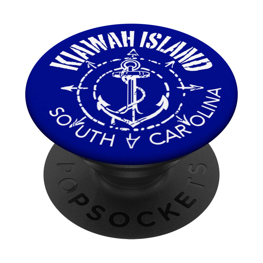 Kiawah Island Compass Rose PopSockets - Expandable Phone Grip & Stand for iPhone, Samsung, Tablets - Perfect for Travel, Photography & Everyday Use