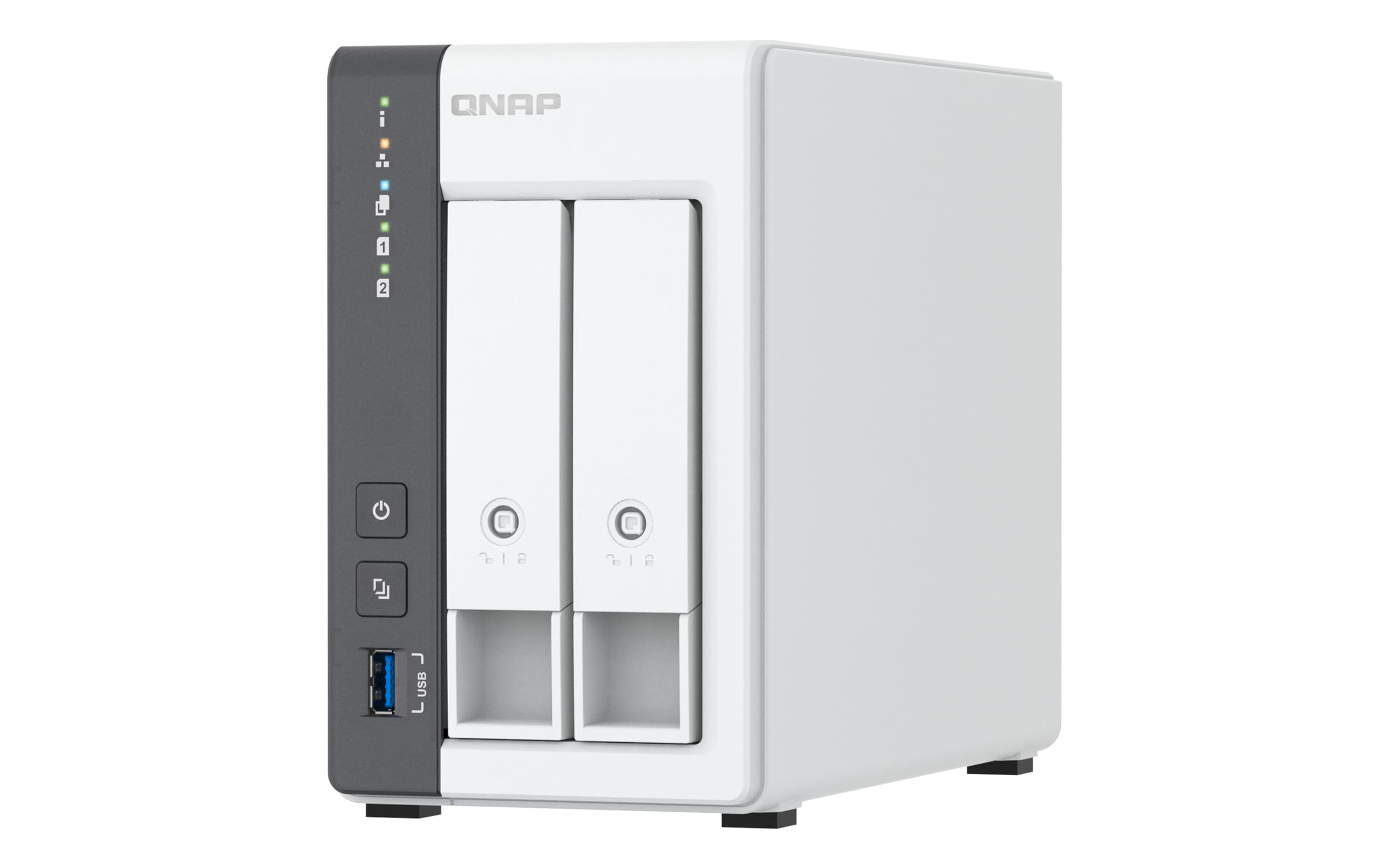 QNAP TS-216G 2-Bay NAS Storage Server with Quad-core CPU, 2.5GbE Network & 4GB RAM - Perfect for Home Media Streaming, Small Business Backup & Personal Cloud Storage