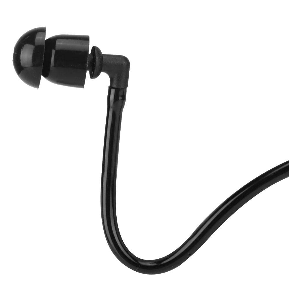 1PCS Replacement Sound Tube for Motorola TLKR Radio Headphones - 1-Pin Earphone Headset Microphone Kit (Black) - Compatible with Motorola TLKR Walkie Talkie Radios for Security, Construction, and Outdoor Activities