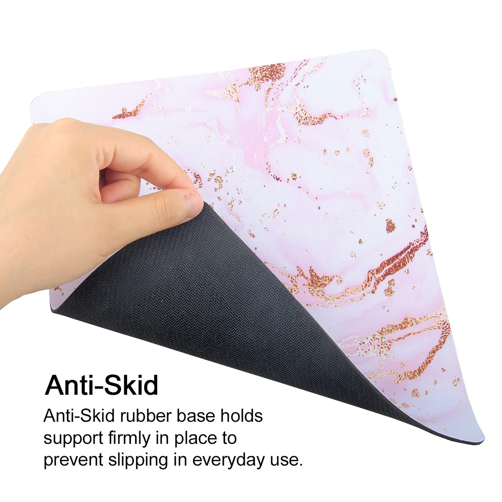 Premium Non-Slip Gaming Mouse Pad with Marble Design - 9.5