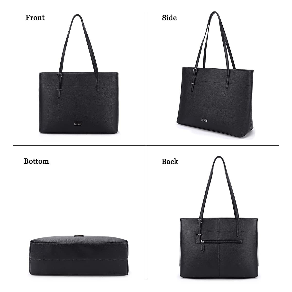 Stylish Women's Faux Leather Tote Bag - Large Capacity Shoulder Bag Purse with Wallet - Perfect for Work, Travel & Everyday Use