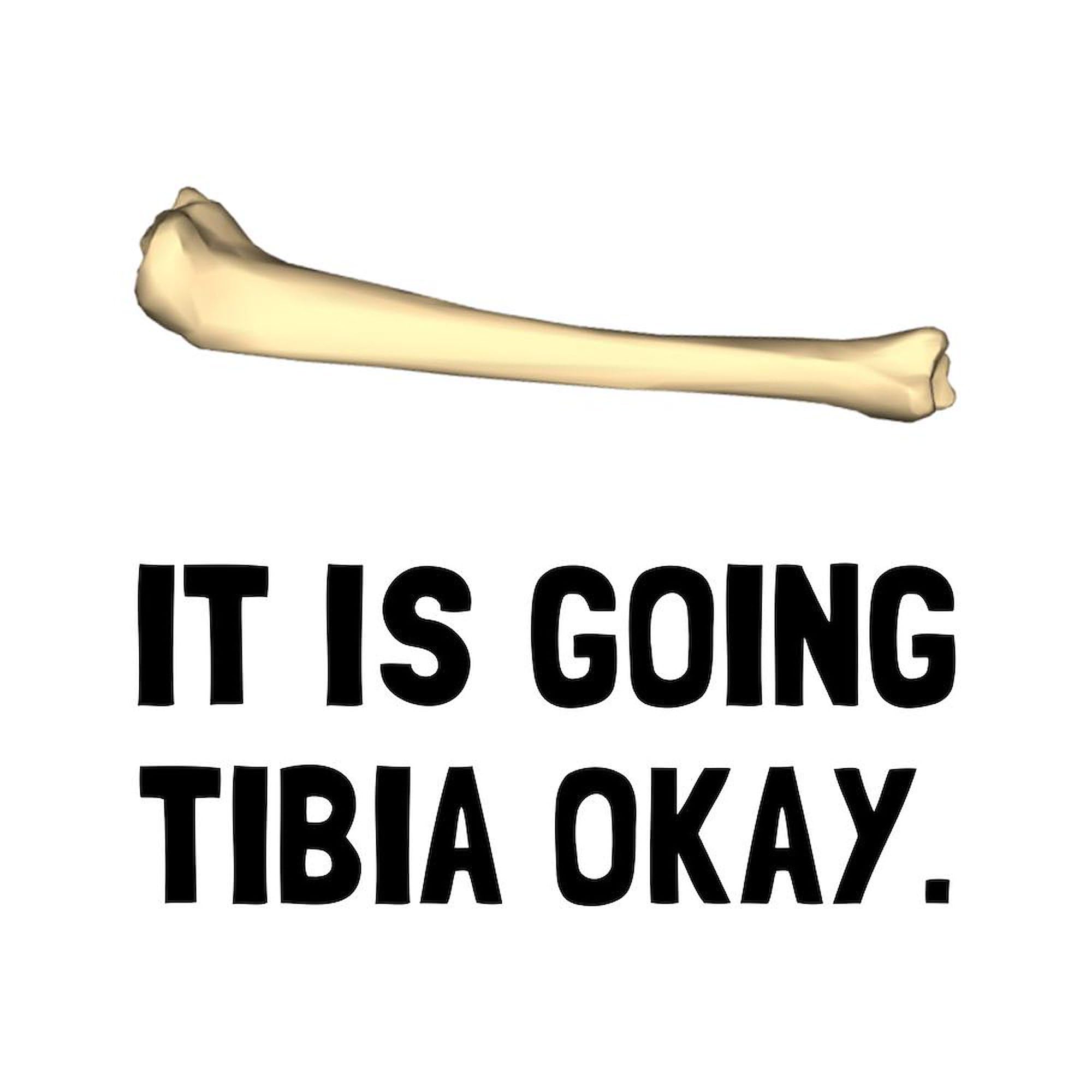 Tibia Okay 11 oz (325 ml) Ceramic Coffee Mug - Funny Bone Medical Humor Gift for Doctors, Nurses & Gamers - Perfect for Coffee, Tea & Hot Drinks at Home or Office