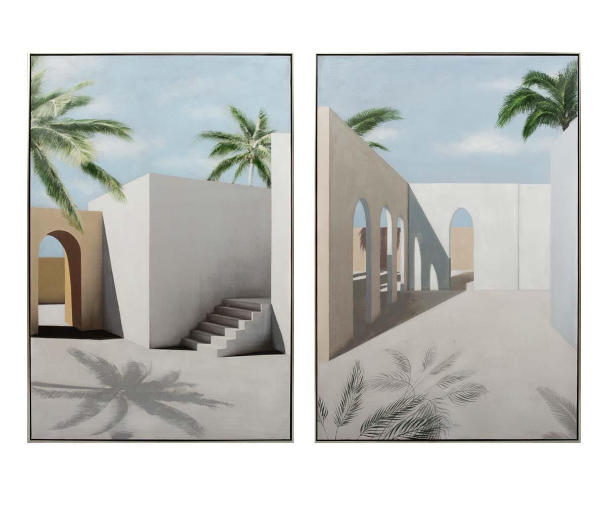 Distant Escape II Oil Painting - Handmade Landscape Art for Home & Office Decor - Perfect for Living Room, Bedroom, or Gift