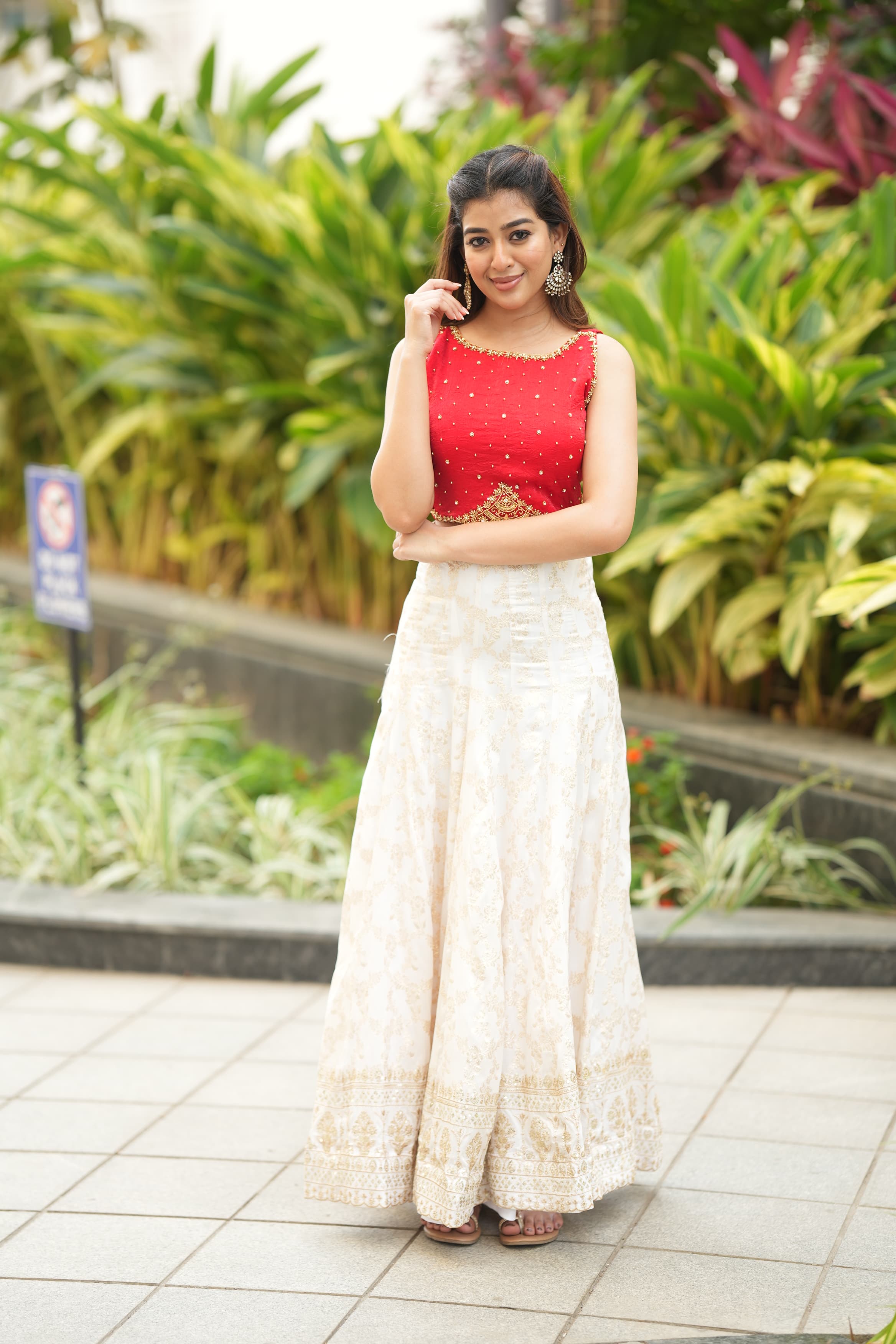 Aruvi Premium Designer Croptop and Skirt Set - Women's Fashion Outfit for Summer, Party & Casual Wear | DD719