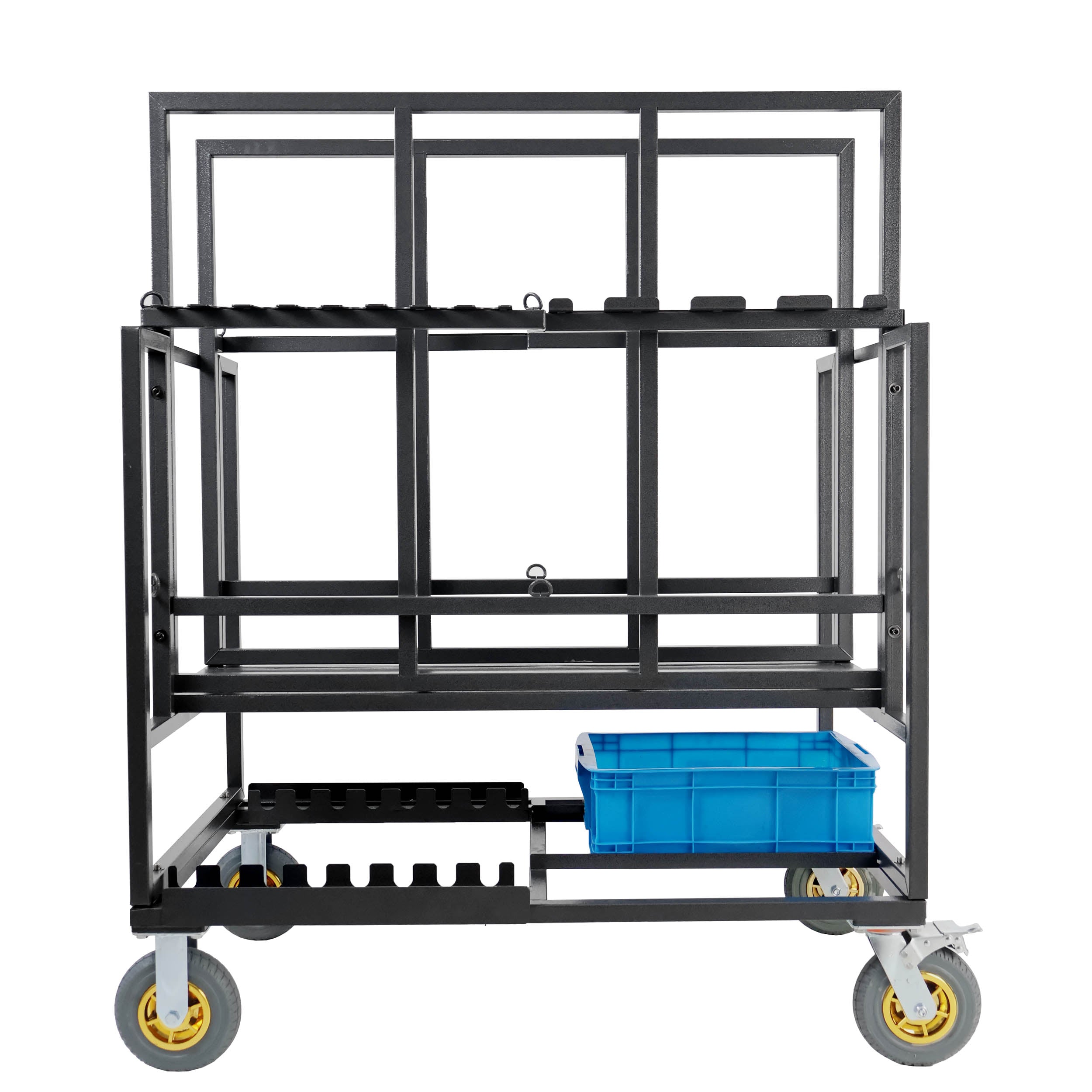 Heavy Duty Multi-Function Utility Cart with Wheels - Foldable Hand Truck for Moving, Warehouse, Grocery Shopping & Home Organization