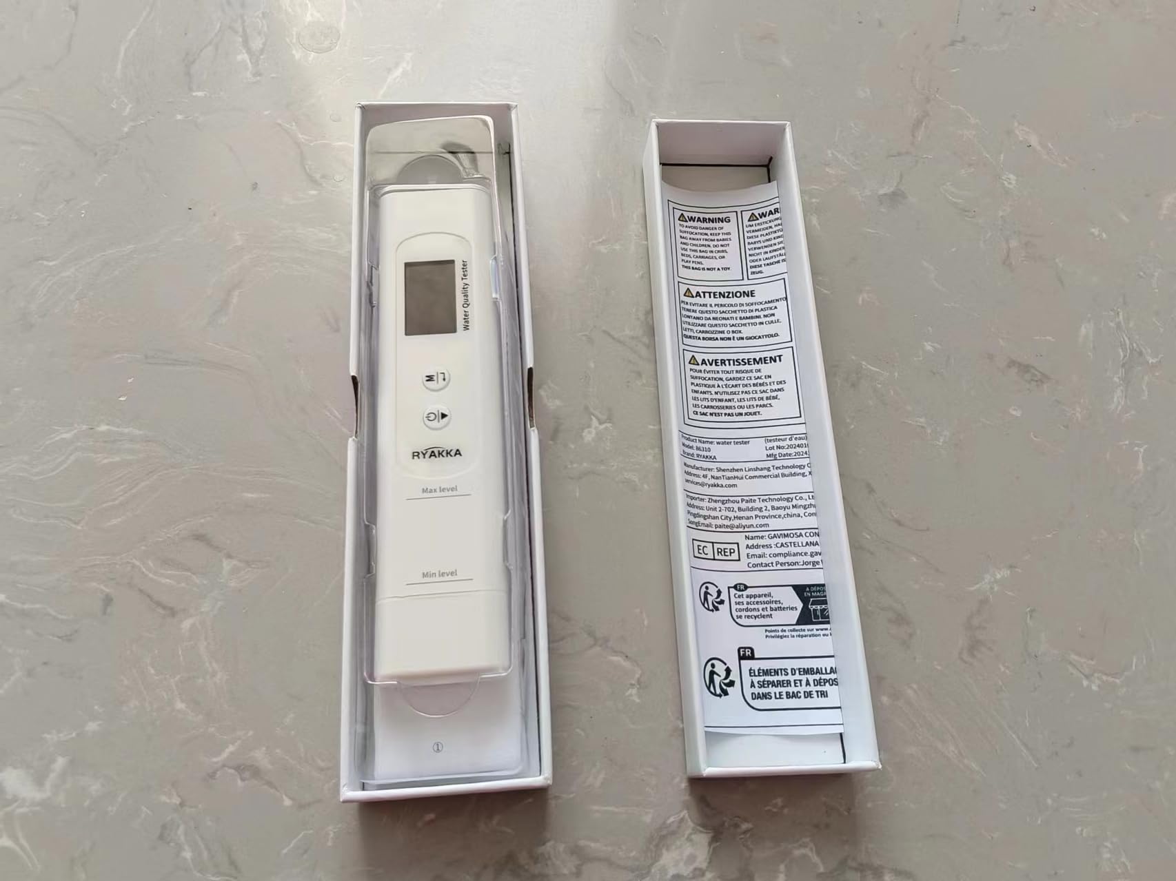 Premium 6-in-1 Water Quality Tester - Digital Analyzer for TOC, COD, TDS, UV275, EC & Temperature | Accurate Testing for Well Water, Tap Water & Purified Water | Ideal for Home, Lab, Outdoor & Emergency Preparedness