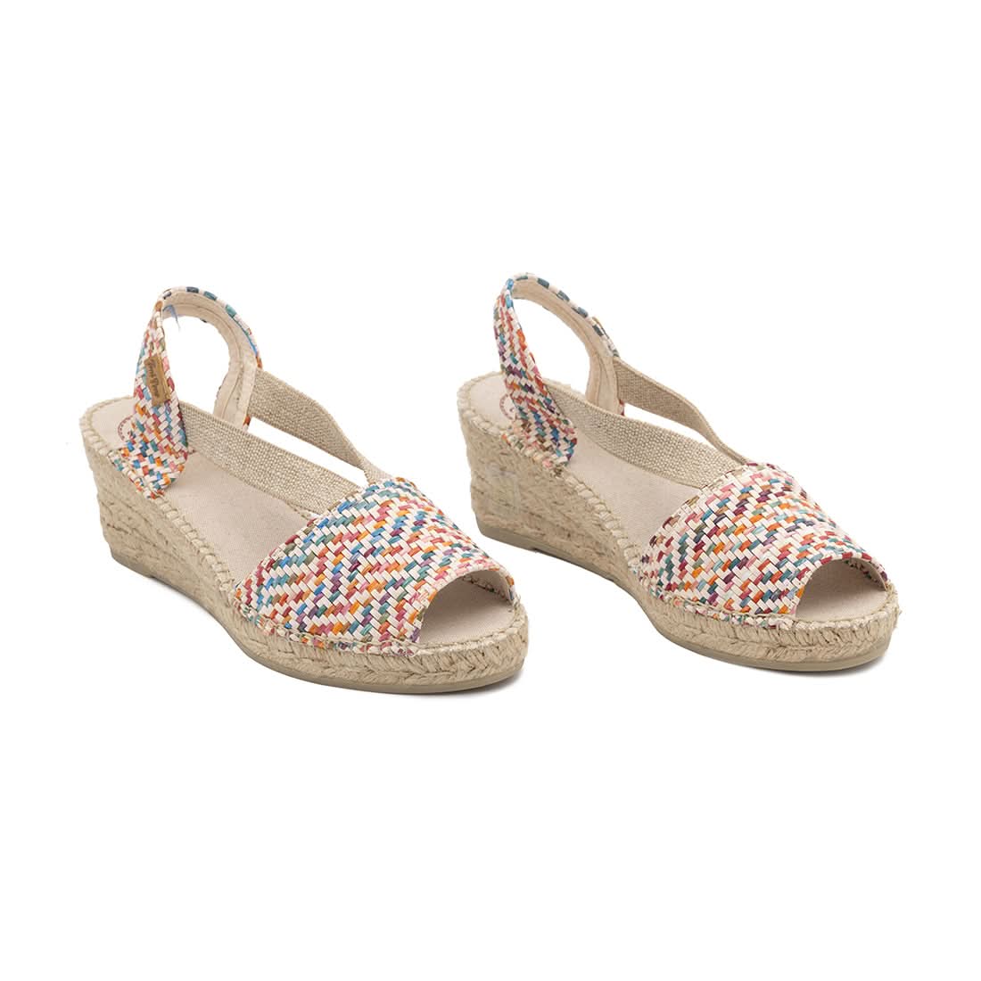 Women's Multicolor Wedge Espadrille Sandals - Teide MS | Comfortable Summer Shoes for Beach, Vacation & Casual Outings