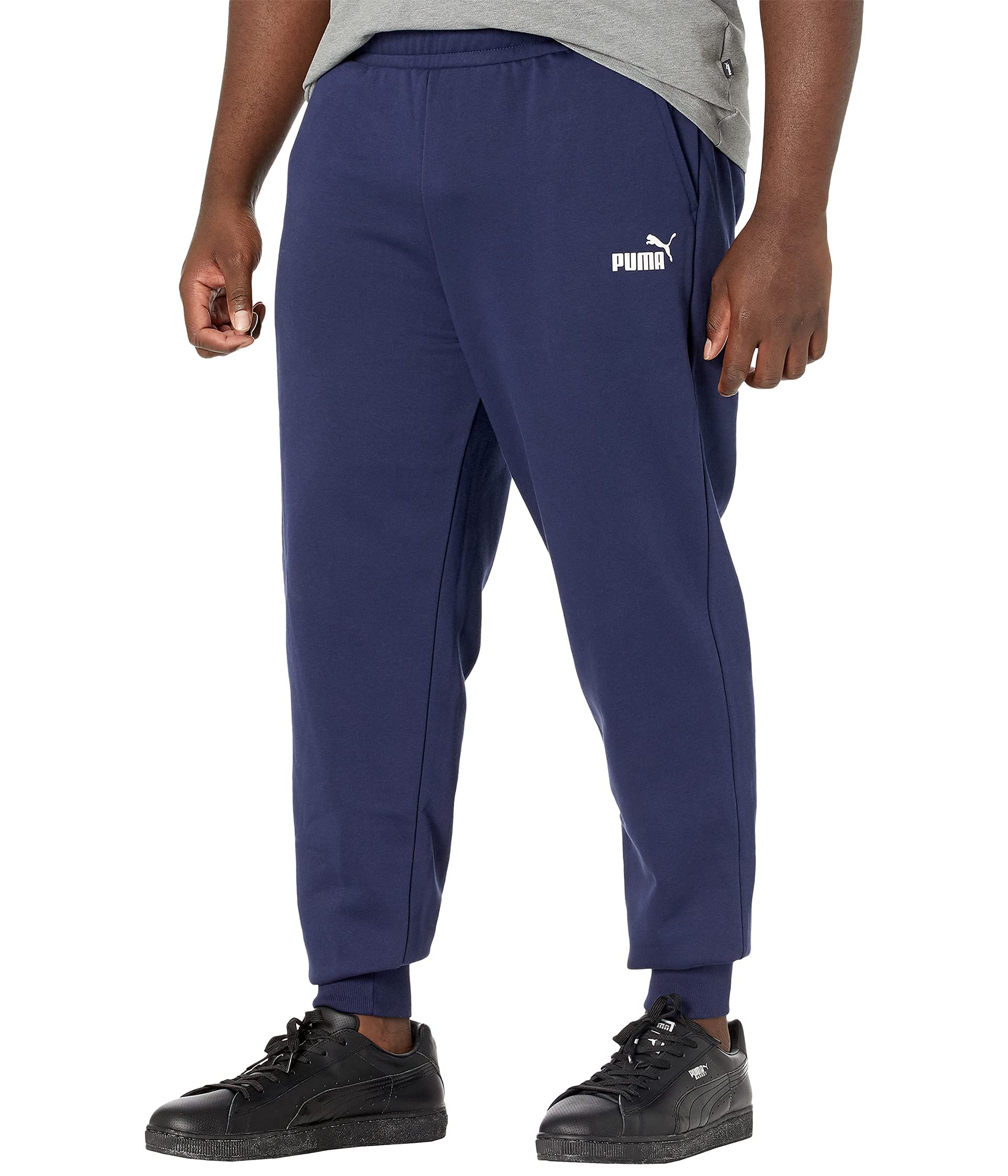 PUMA Men's Essentials Fleece Sweatpants - Comfortable Joggers for Casual Wear & Lounge, Big & Tall Sizes Available - Perfect for Gym, Running, Travel & Home Relaxation
