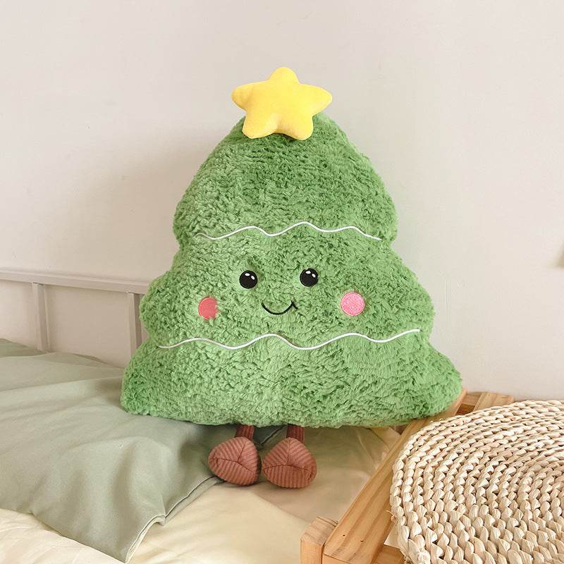 Adorable Christmas Tree Plush Toy - Soft Holiday Stuffed Animal for Kids, Home Decor & Gift Giving | Perfect for Xmas Decorations, Stocking Stuffers & Cozy Winter Nights