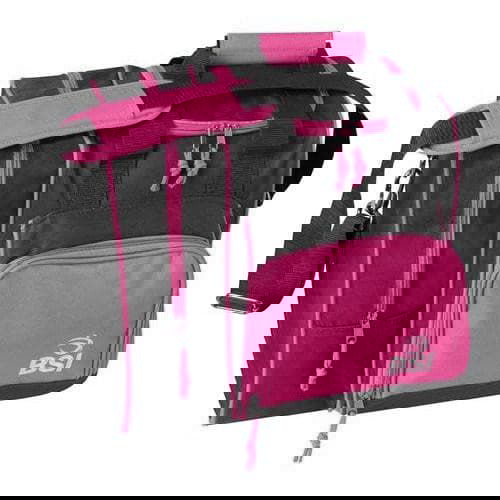 BSI Deluxe Single Tote Bowling Bag - Pink & Black | Lightweight Durable Bowling Accessory for Women & Men | Perfect for League Play, Practice & Travel