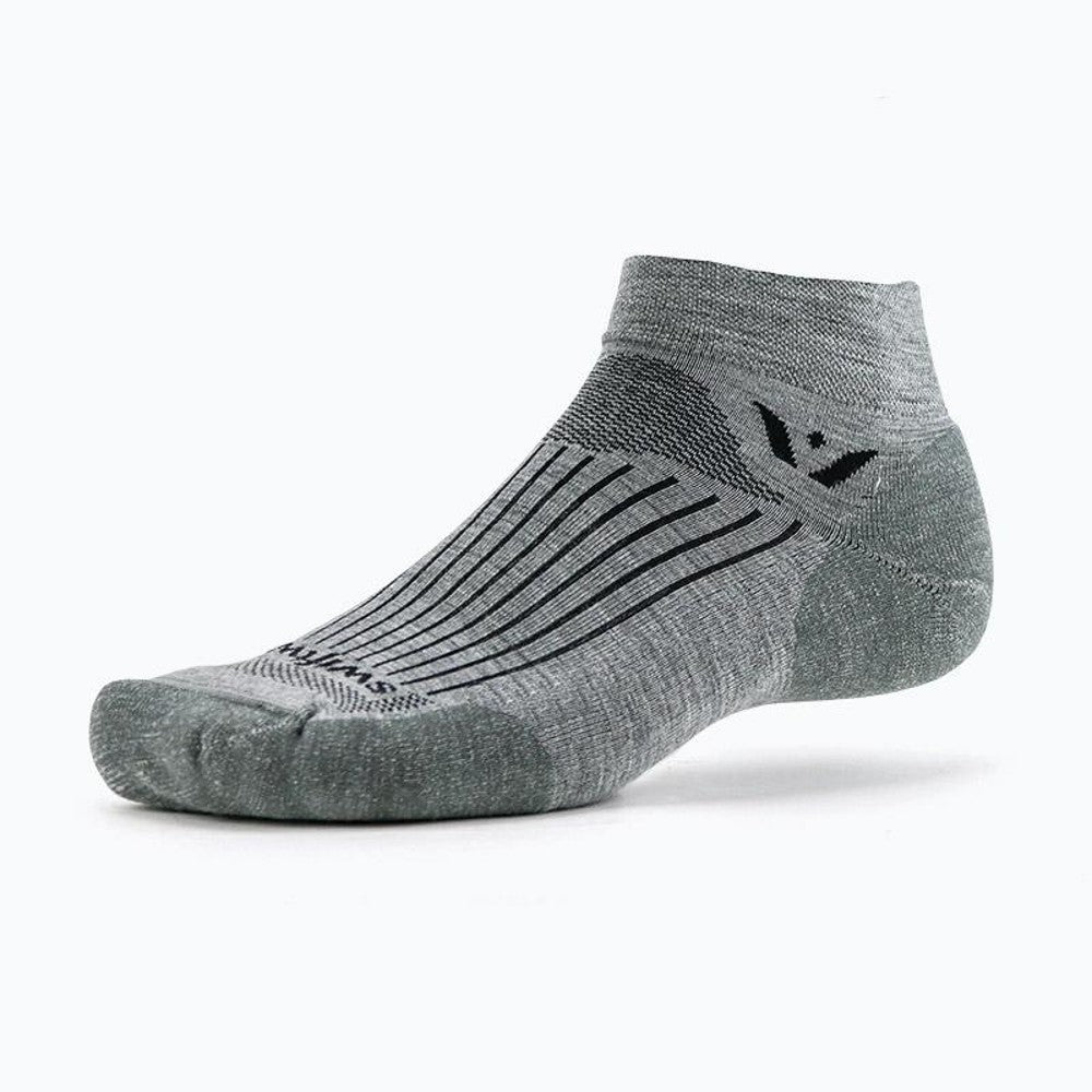 Swiftwick Pursuit Ankle Socks - Performance Running & Cycling Socks for Men & Women - Moisture-Wicking, Breathable & Cushioned - Ideal for Marathon, Hiking & Gym Workouts