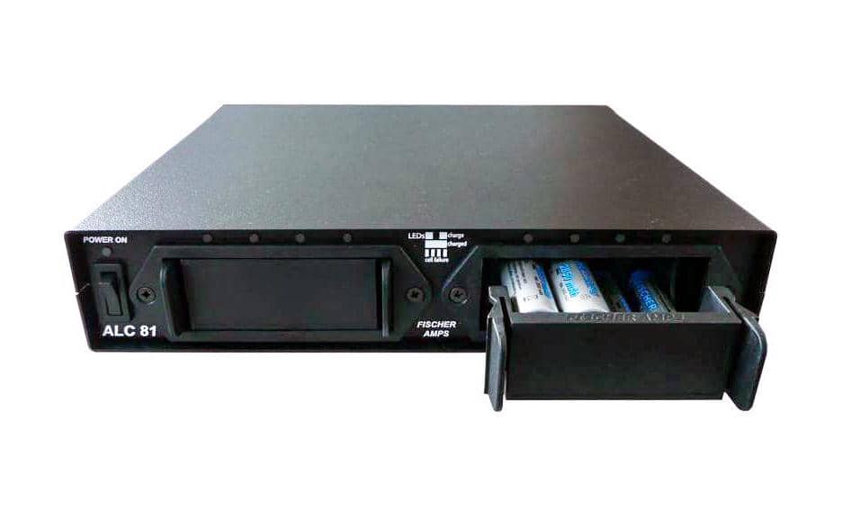 Fischer Amps AA AAA Battery Charger - Half Rack Mount Universal Rechargeable Battery Charger for Home, Office, and Studio Equipment