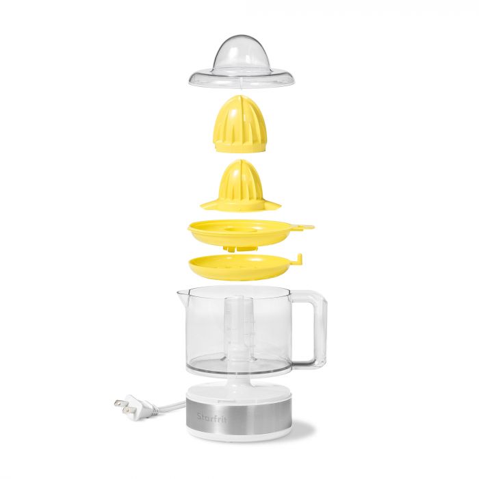 STARFRIT Electric Citrus Juicer 24740 - Automatic Orange Lemon Squeezer for Fresh Juice - Perfect for Breakfast, Cocktails & Healthy Drinks