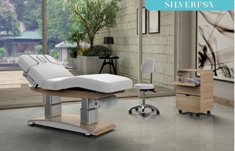 Silverfox® 4-Motor Professional Electric Massage Bed with SPA Function - Model 2259+ for Home Relaxation, Physical Therapy & Wellness Centers