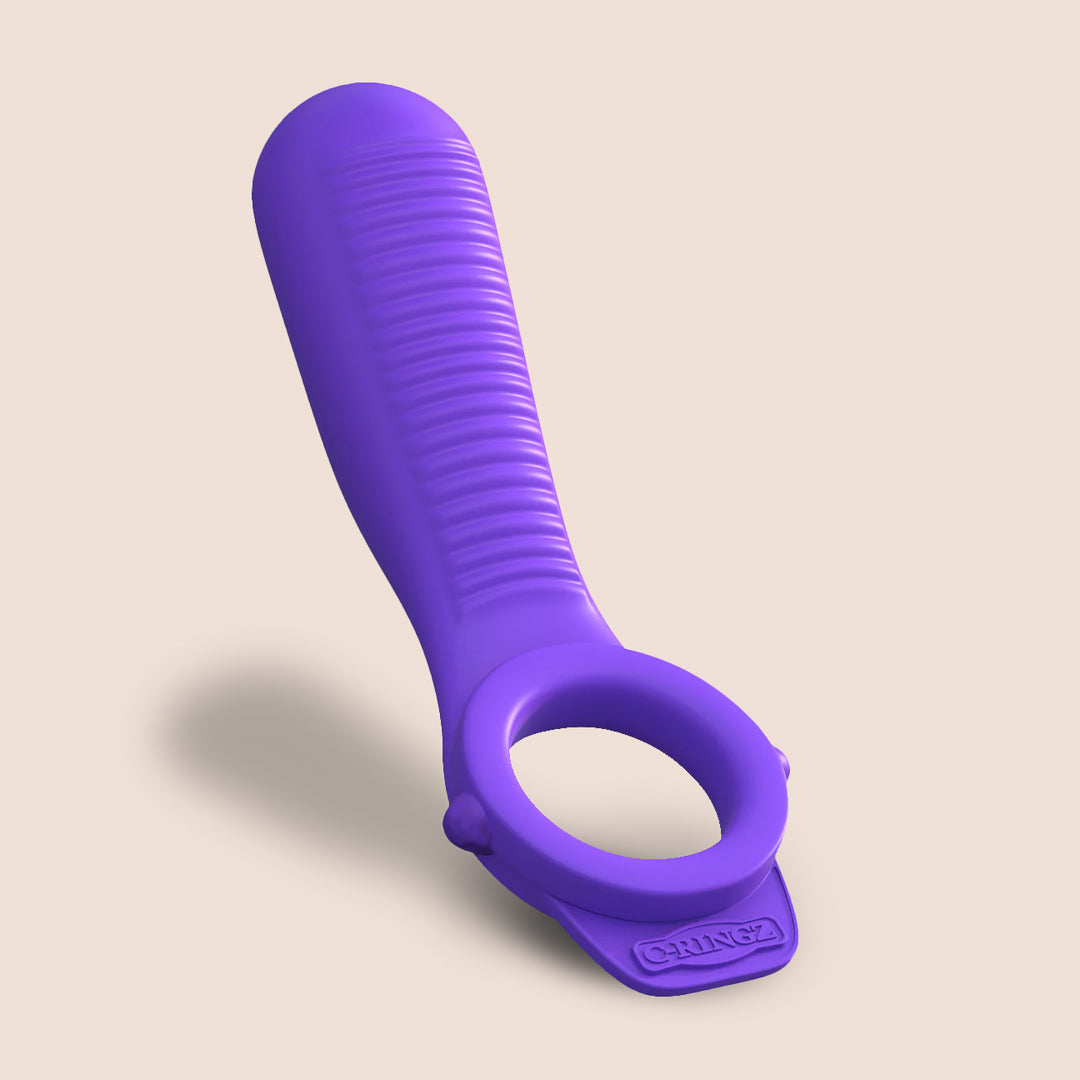 Fantasy C Ringz Ride N' Glide Couples Ring - Silicone Vibrating Cock Ring for Enhanced Pleasure | Perfect for Couples Intimacy & Sensual Massage