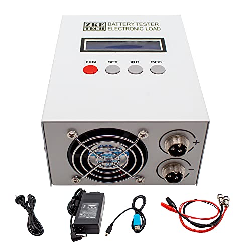 Jieotwice EBC-A20 5A Charger 20A Discharger - Lithium & Lead Acid Battery Capacity Tester with Electronic Load - Perfect for Car Batteries, Solar Power Systems & DIY Electronics Projects