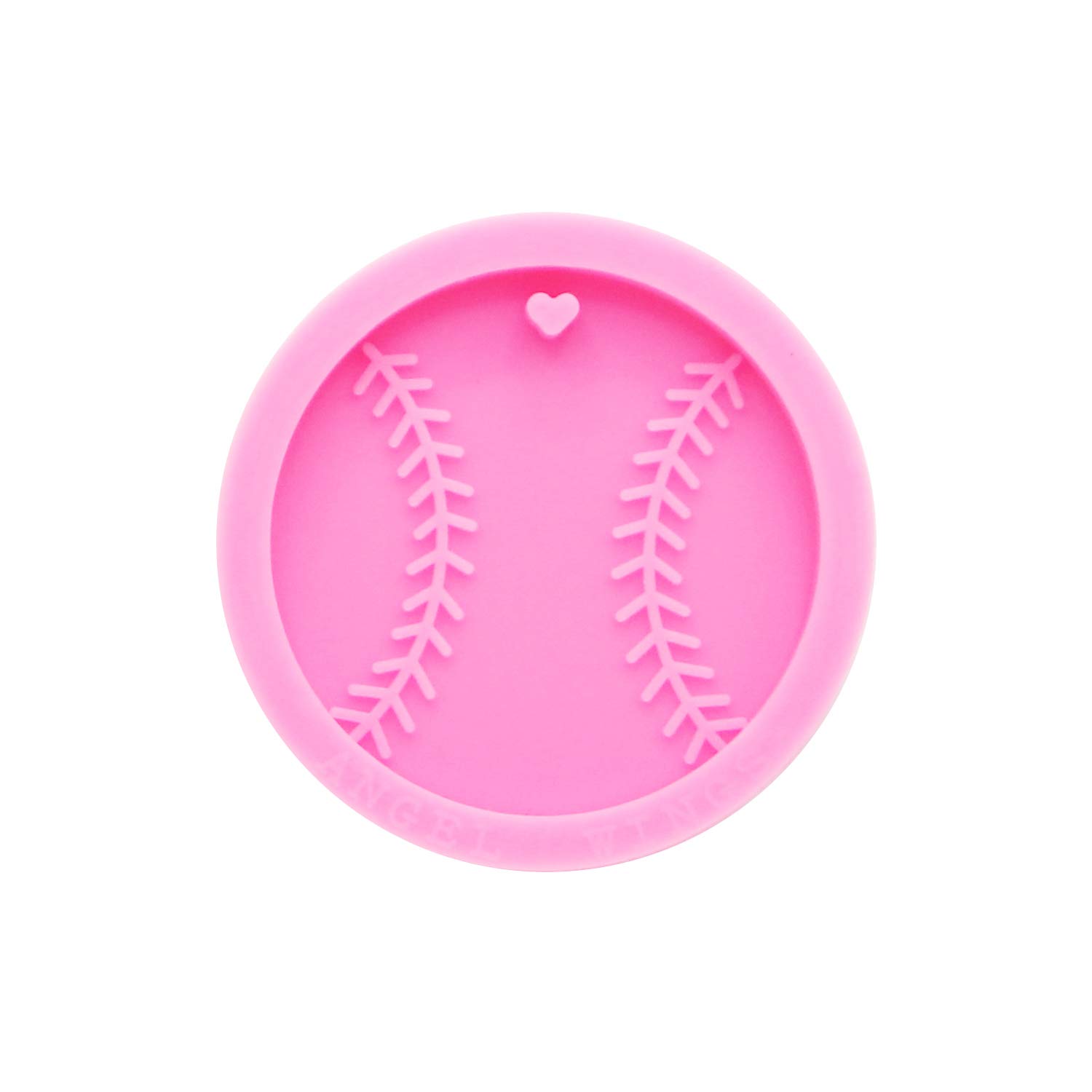 Super Shiny Baseball Silicone Mold for Resin Keychains - Round Ball Shape Epoxy Craft Molds for Resin Casting, Polymer Clay & Key Ring Pendant Making - Perfect for DIY Sports Gifts & Craft Projects