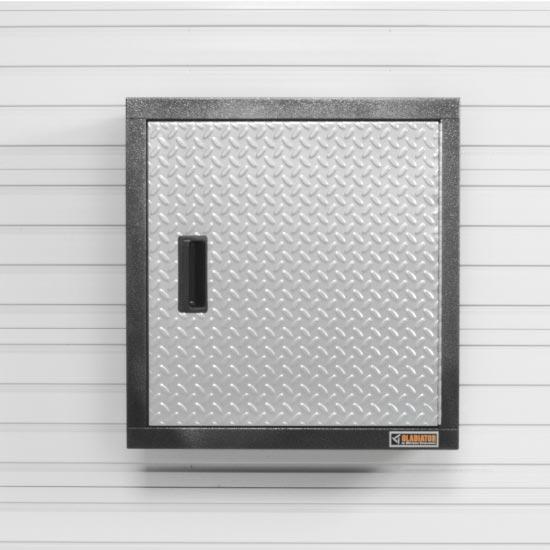 Gladiator GAWG241DRG Premier 24-Inch Wall Mounted GearBox Garage Storage Cabinet - Perfect for Organizing Tools, Sports Equipment & Garage Accessories