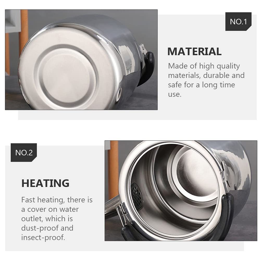 Premium Stainless Steel Whistling Tea Kettle for Gas Stove - Thickened Universal Water Boiling Pot for Home & Kitchen - Perfect for Making Tea, Coffee, and Hot Beverages