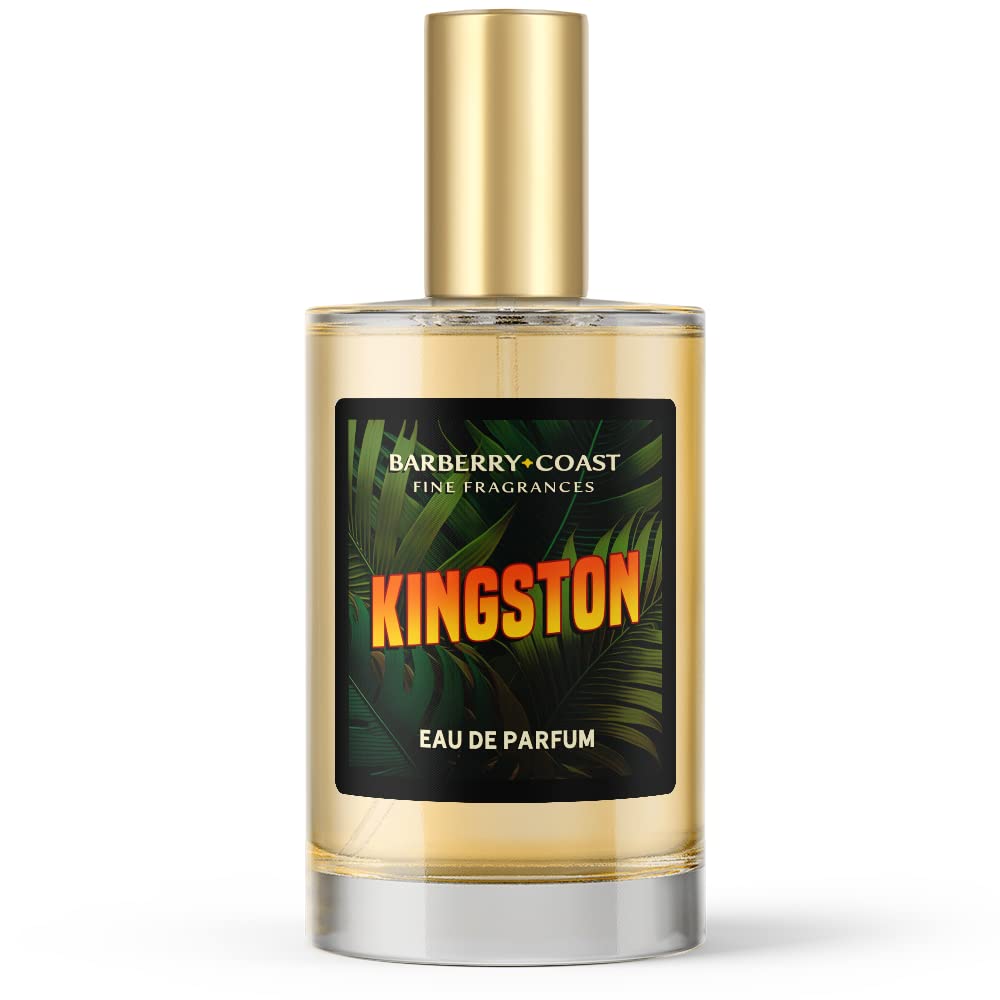 Barberry Coast Kingston Eau de Parfum for Men - Premium 100ml Handcrafted Cologne Inspired by Jamaica | Long-Lasting Fragrance for Date Night, Office & Special Occasions