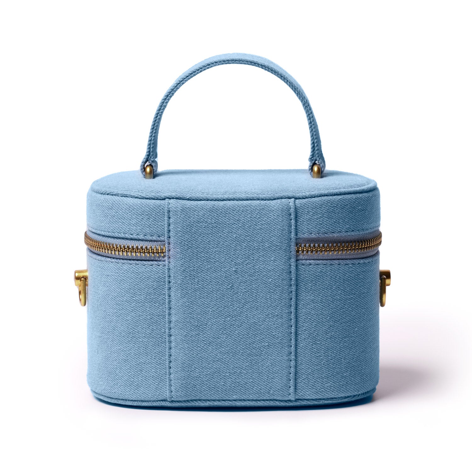 Mini Denim Gold Vanity Bag - Stylish Crossbody Clutch for Women, Perfect for Parties, Travel & Everyday Use