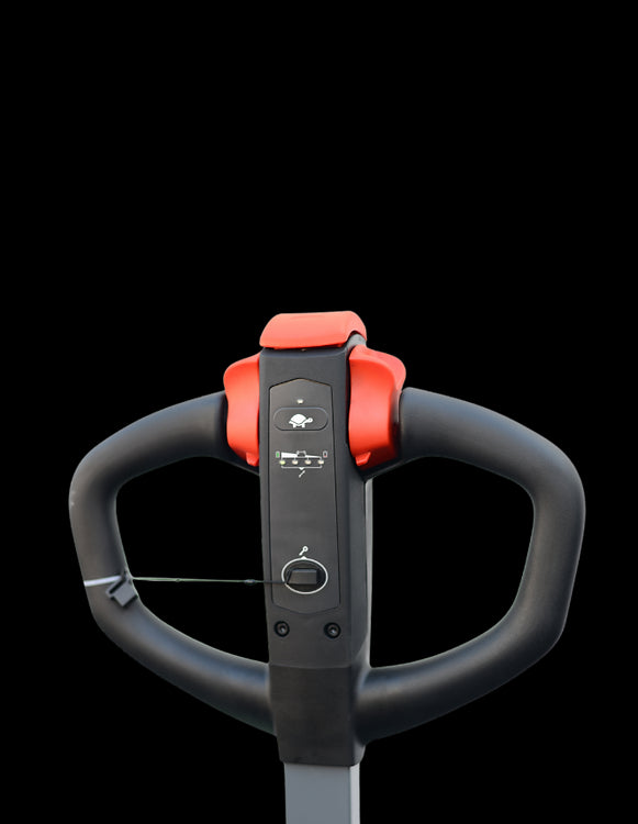 Ekko EB12EA Full Powered Straddle Stacker - 3000 lbs Capacity, 145.67