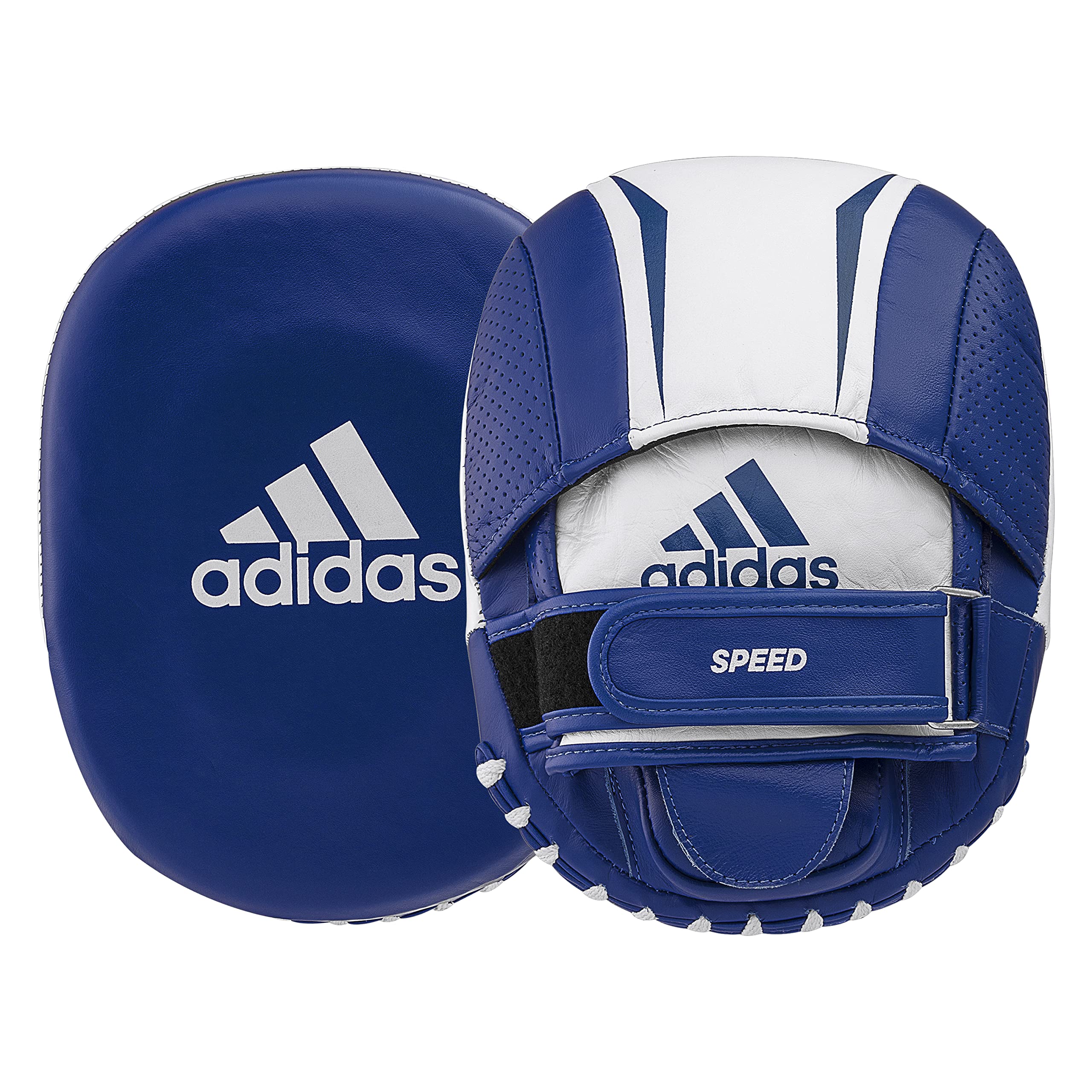 Adidas Speed Micro Air Focus Mitts - Boxing & Kickboxing Training Gloves for Men & Women - Unisex Punching Pads for Coaches & Fighters - Black/Red/Gold/White - Standard Size - Perfect for Gym, Home Workouts & Martial Arts Practice
