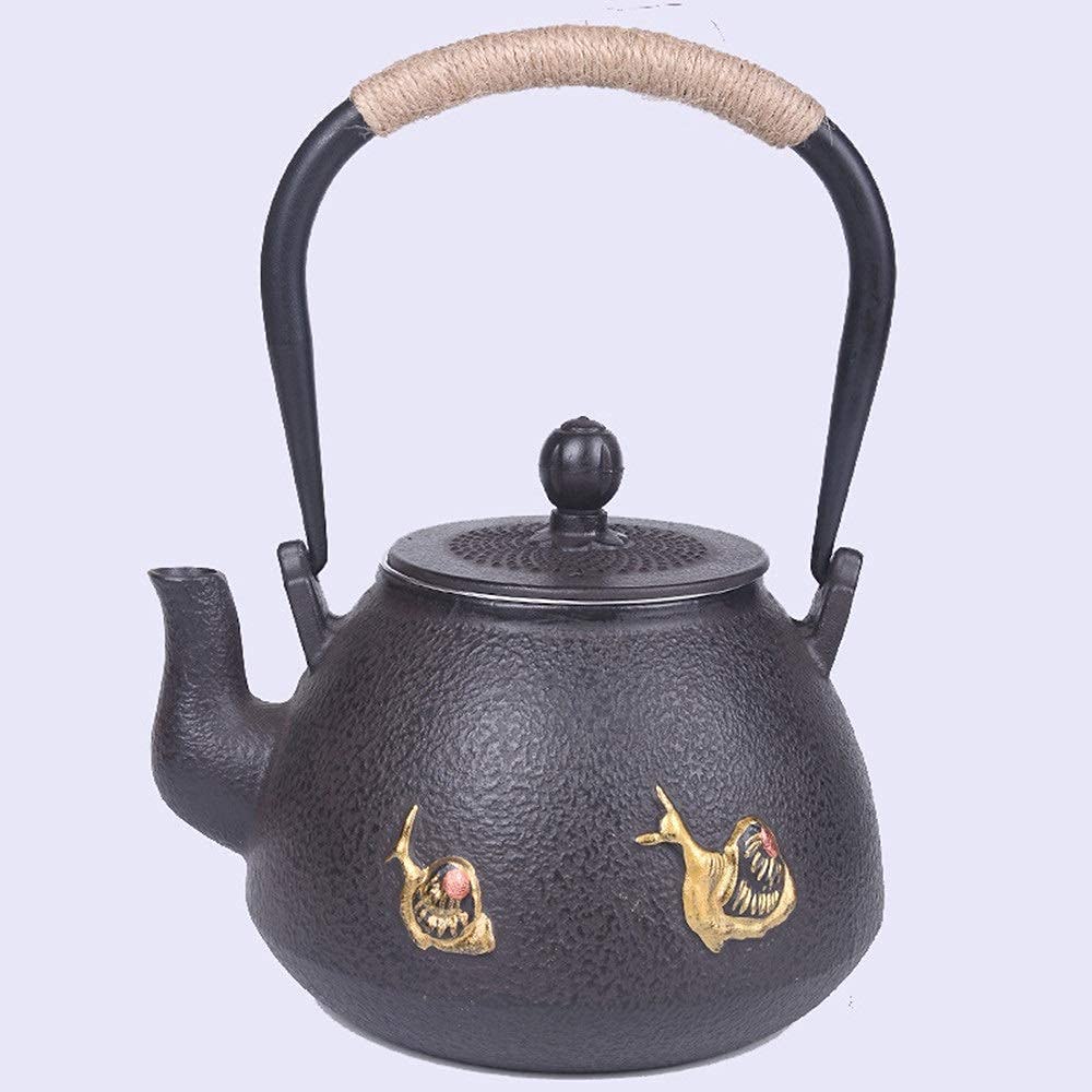 Premium Japanese Cast Iron Teapot 1200ml - Enhances Tea Flavor, Perfect for Green Tea & Teabags - Ideal for Home, Office & Tea Ceremonies