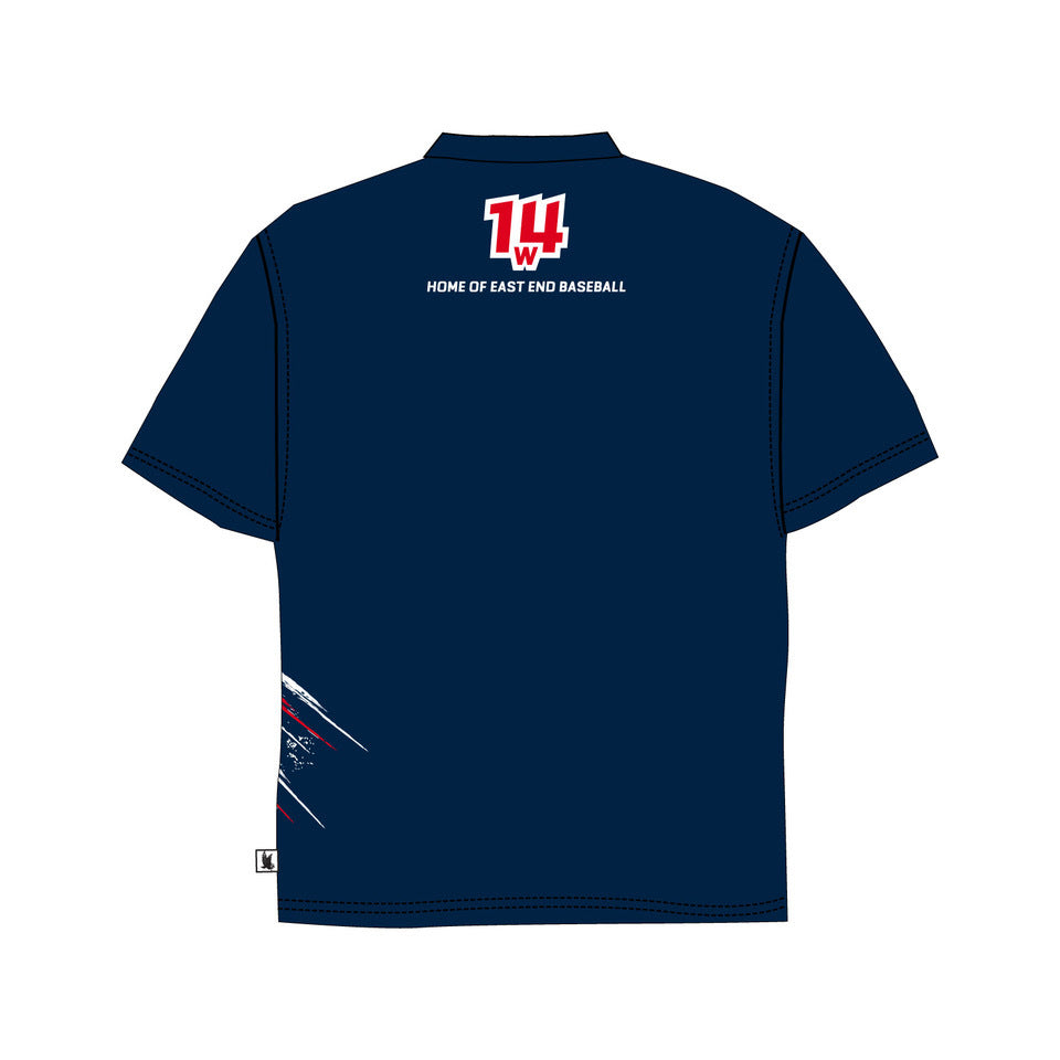 Youth & Adult 14th Ward Baseball Navy Tee Shirt - Comfortable Cotton Baseball Jersey for Team Sports & Casual Wear