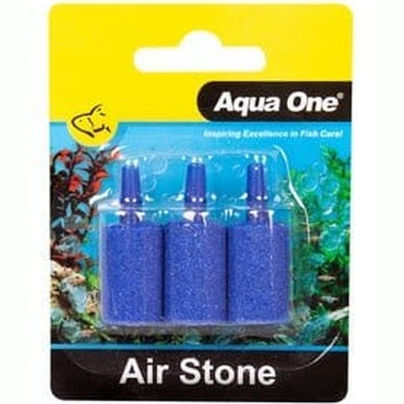 Aqua One Airstone 2cm (3 Pack) - Premium Air Stones for Aquariums & Fish Tanks - Enhance Oxygenation for Healthy Fish - Perfect for Freshwater & Saltwater Tanks