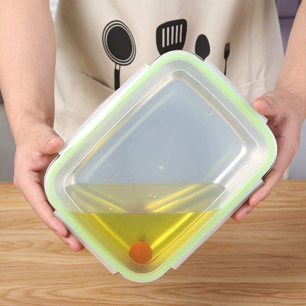 850ml Stainless Steel Leakproof Bento Lunch Box - Sealing Food Storage Container for Hot Meals | Perfect for Office Lunch, School, Picnics & Outdoor Activities
