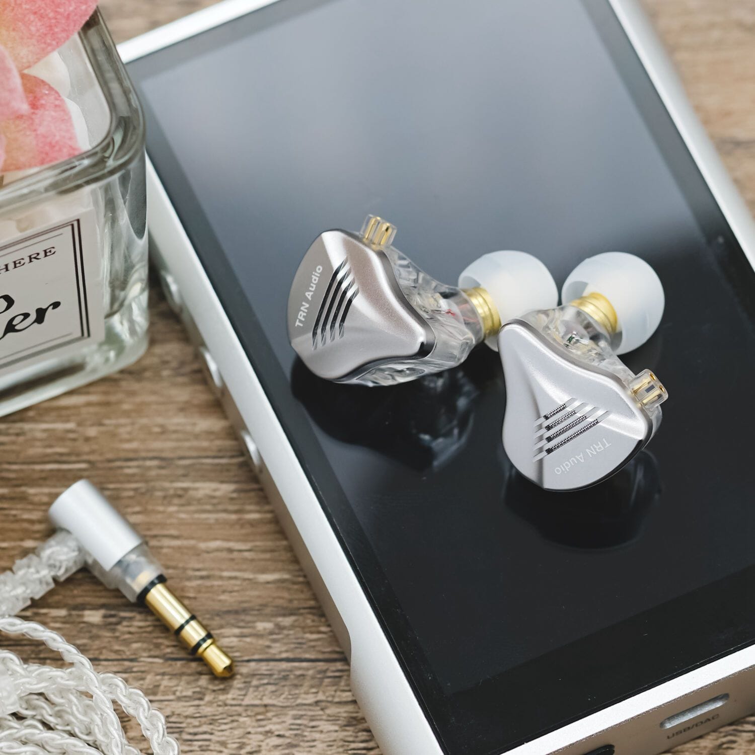 TRN TA2 2BA+1DD Hybrid In-Ear Monitors - High Resolution Audiophile Earphones for Music, Gaming & Studio Monitoring