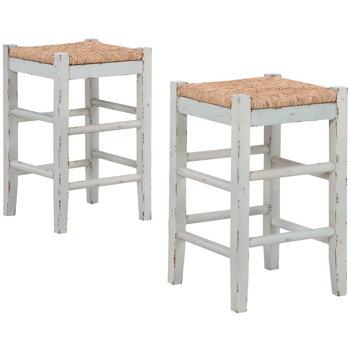 Mirimyn Counter Stool - Modern Kitchen Bar Stools with Back Support, Adjustable Height for Breakfast Nook, Dining & Home Decor - Perfect for Kitchen Islands, Bars & Small Spaces