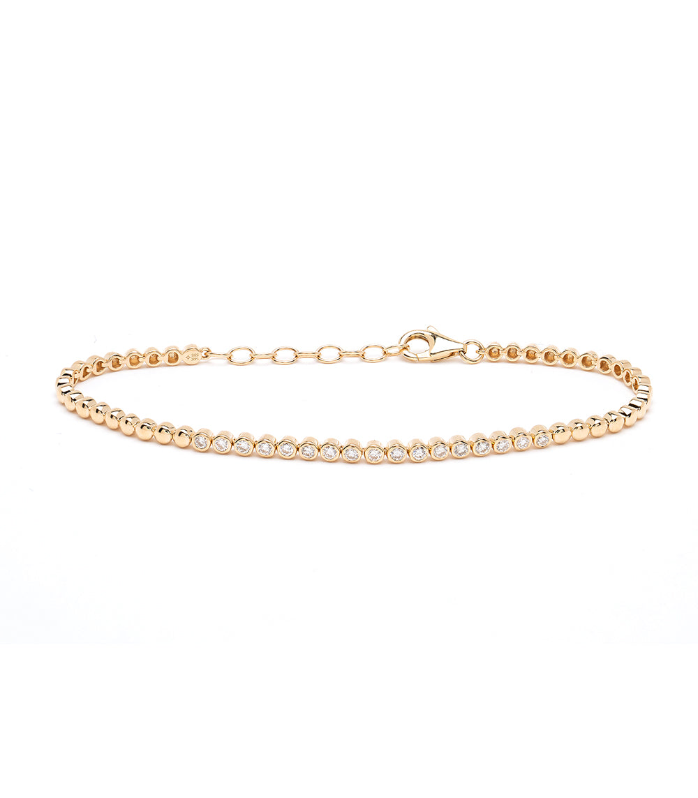 2 Carat Diamond Ring & Matching Diamond Bezel Bracelet Set - Elegant Wedding Jewelry for Brides, Anniversary Gifts & Special Occasions