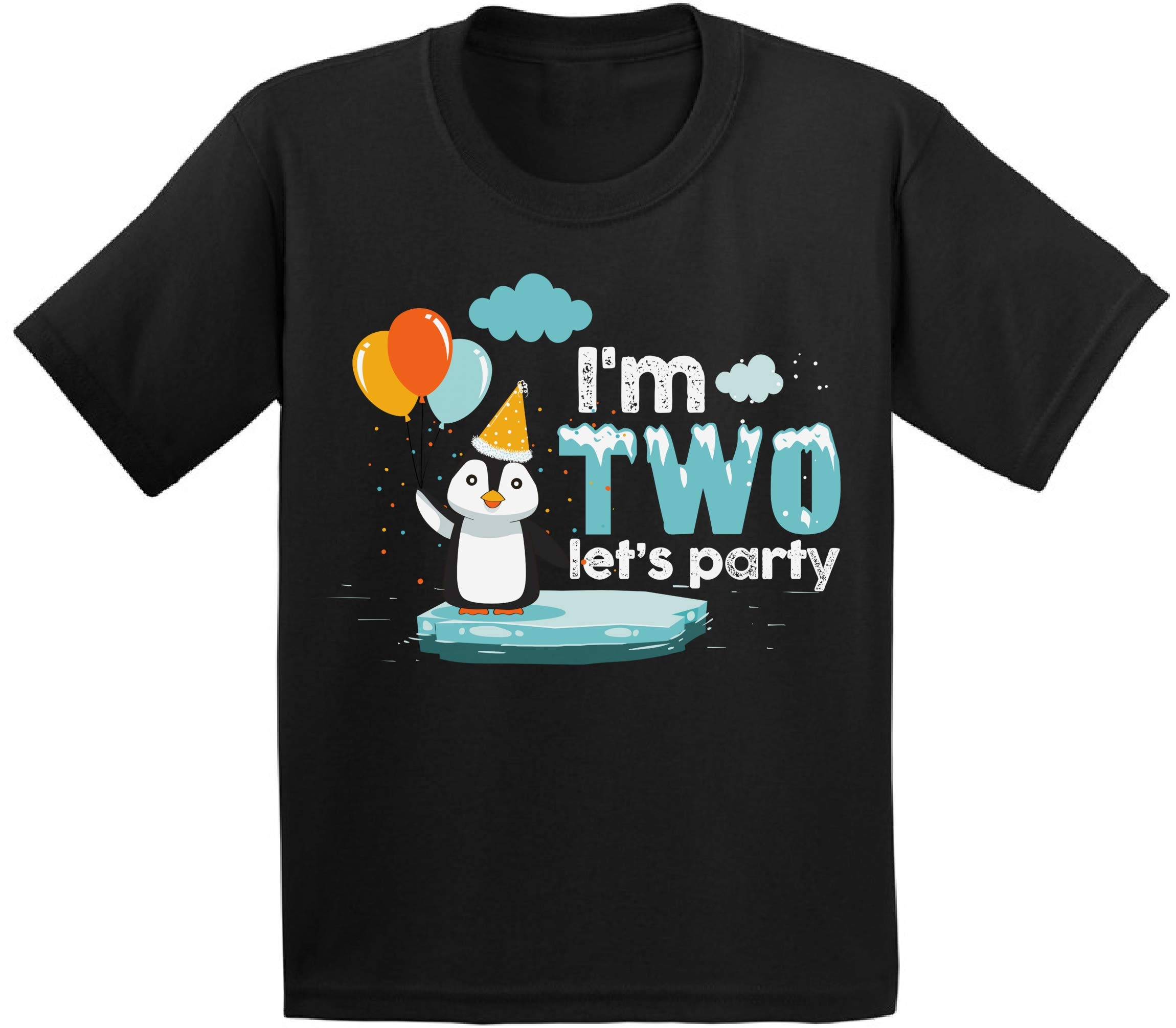 Awkward Styles 2nd Birthday Shirt for Boys & Girls - Cute Penguin Design Kids T-Shirt | Perfect for Birthday Parties, Photo Shoots & Special Occasions