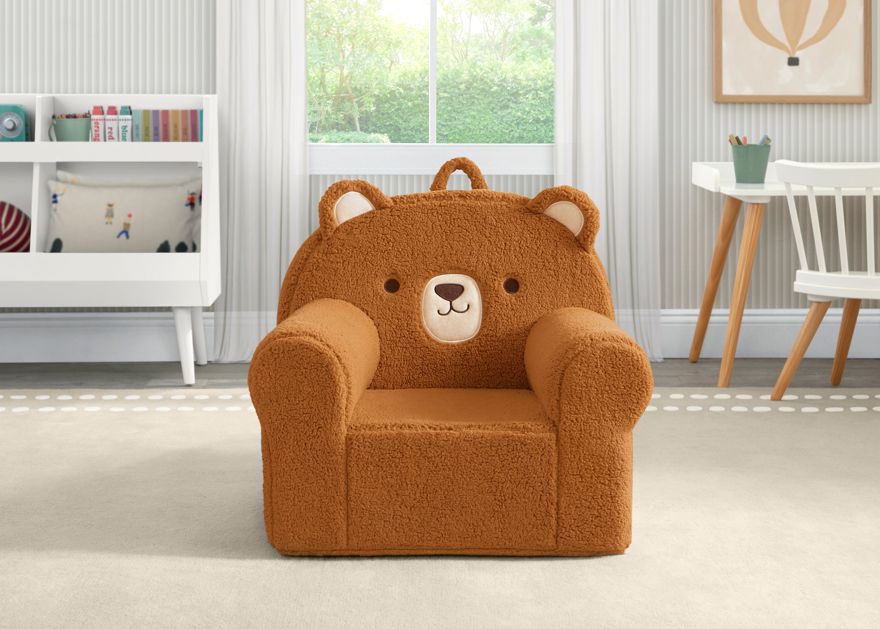 Premium Cozee Teddy Bear Chair - Ultra Soft Plush Kids Armchair for Cozy Reading & Playtime - Perfect for Nursery, Bedroom & Playroom Decor