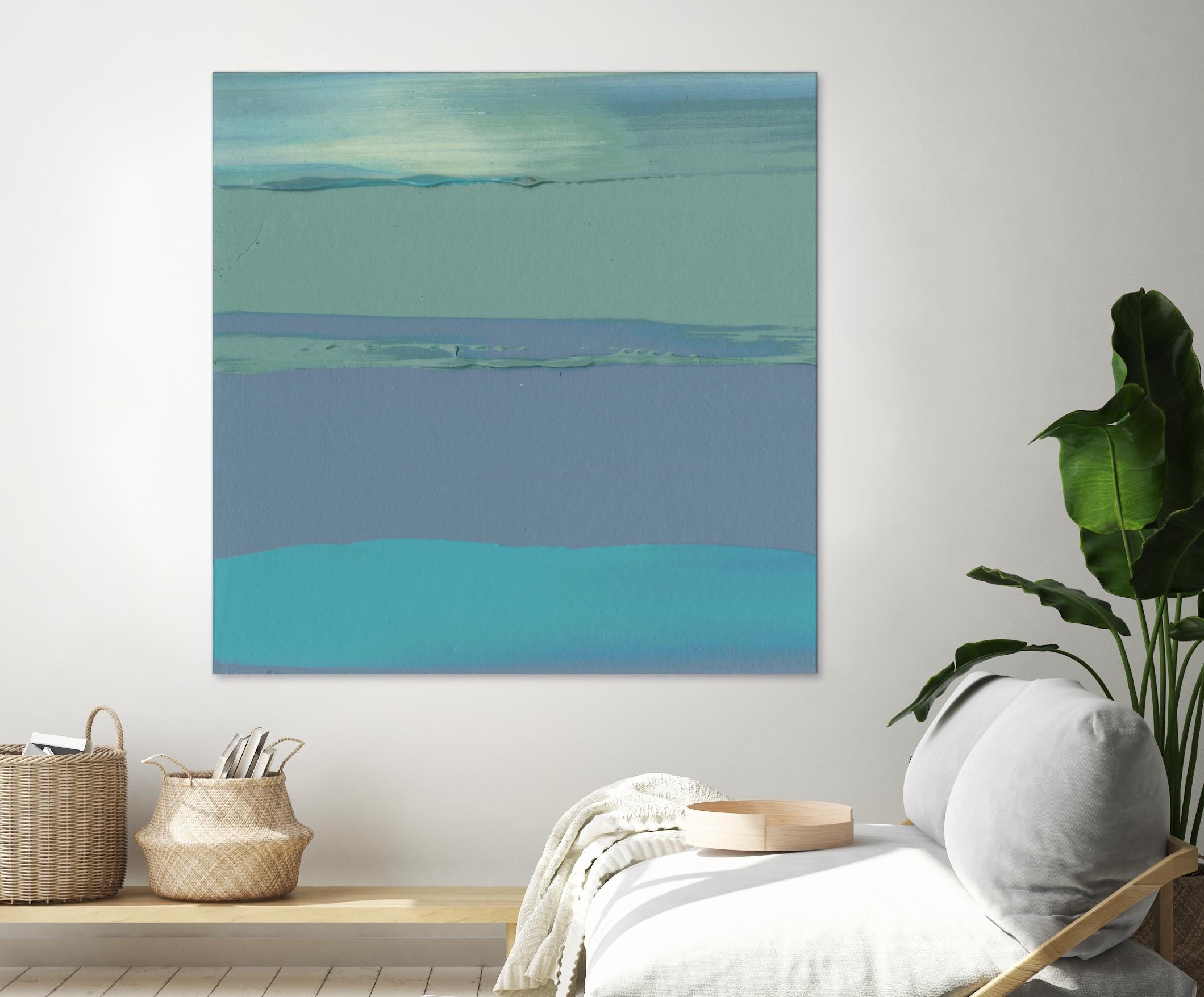 Blue Coast II - Premium Quality Home Decor & Coastal Style Wall Art for Living Room, Bedroom, or Beach House Decorations | Perfect for Coastal, Nautical & Seaside Themed Interiors