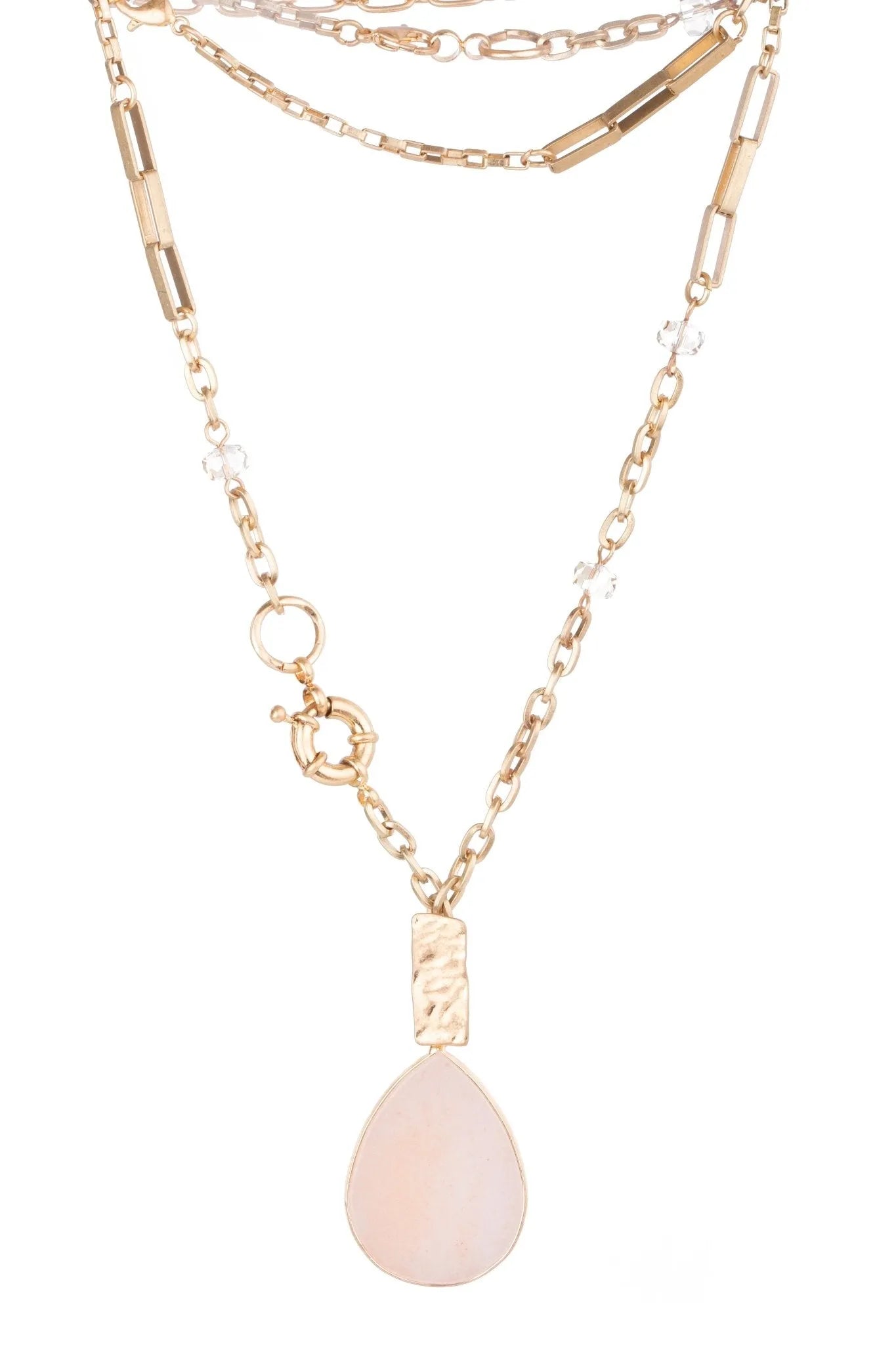 Elegant Long Chain Pendant Drop Necklace for Women - Dainty Layering Jewelry - Perfect for Date Night, Office Wear & Special Occasions