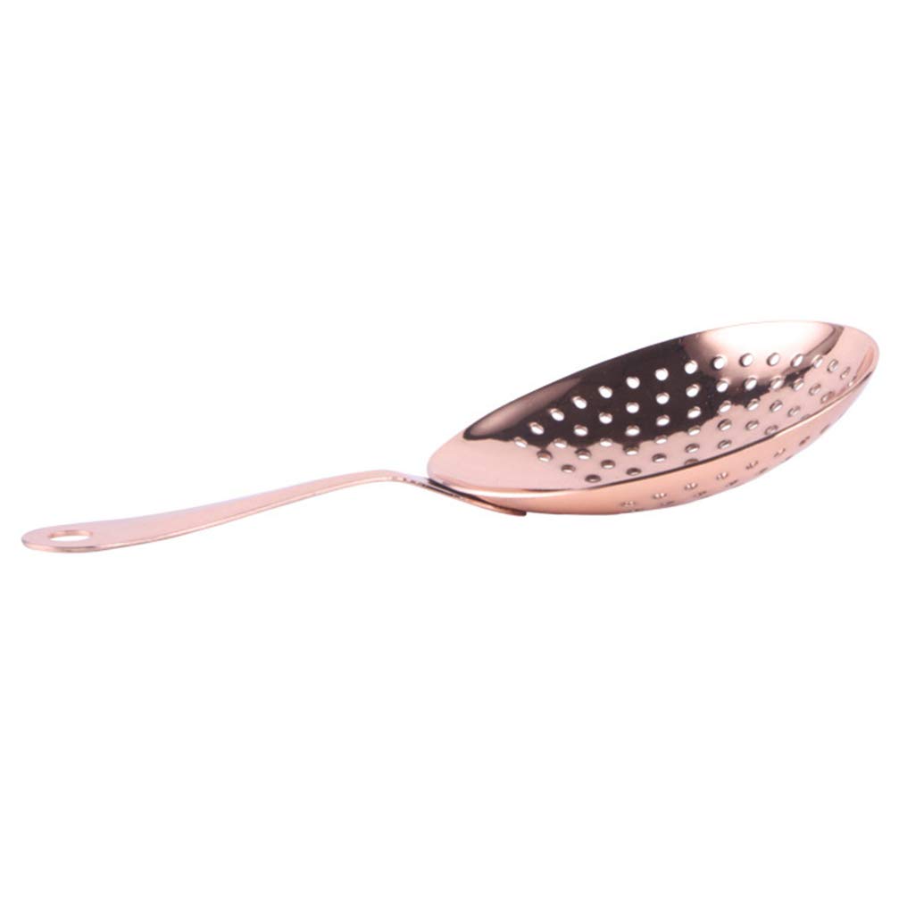 UPKOCH Premium Rose Gold Cocktail Strainer - Stainless Steel Julep Strainer & Bar Drink Filter for Bartenders, Mixologists | Perfect for Craft Cocktails, Mojitos & Mint Juleps