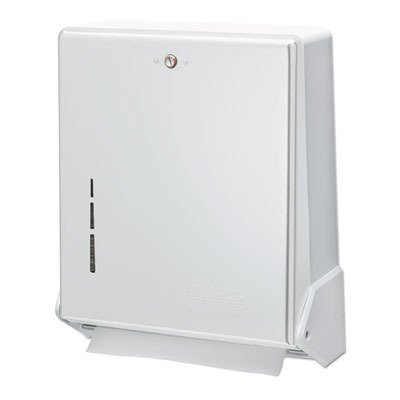 True Fold C-Fold/Multifold Paper Towel Dispenser - White, 11 5/8 x 5 x 14 1/2 Inches - Heavy Duty Commercial Grade for Restaurants, Kitchens & Office Bathrooms