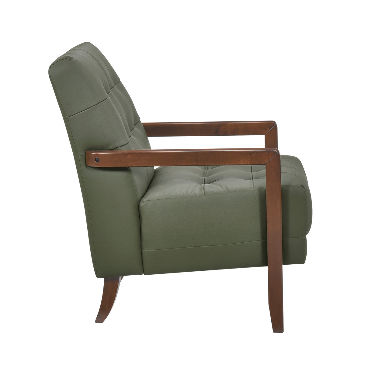 Archam Accent Chair Green - Modern Upholstered Lounge Chair for Living Room, Bedroom & Office Decor