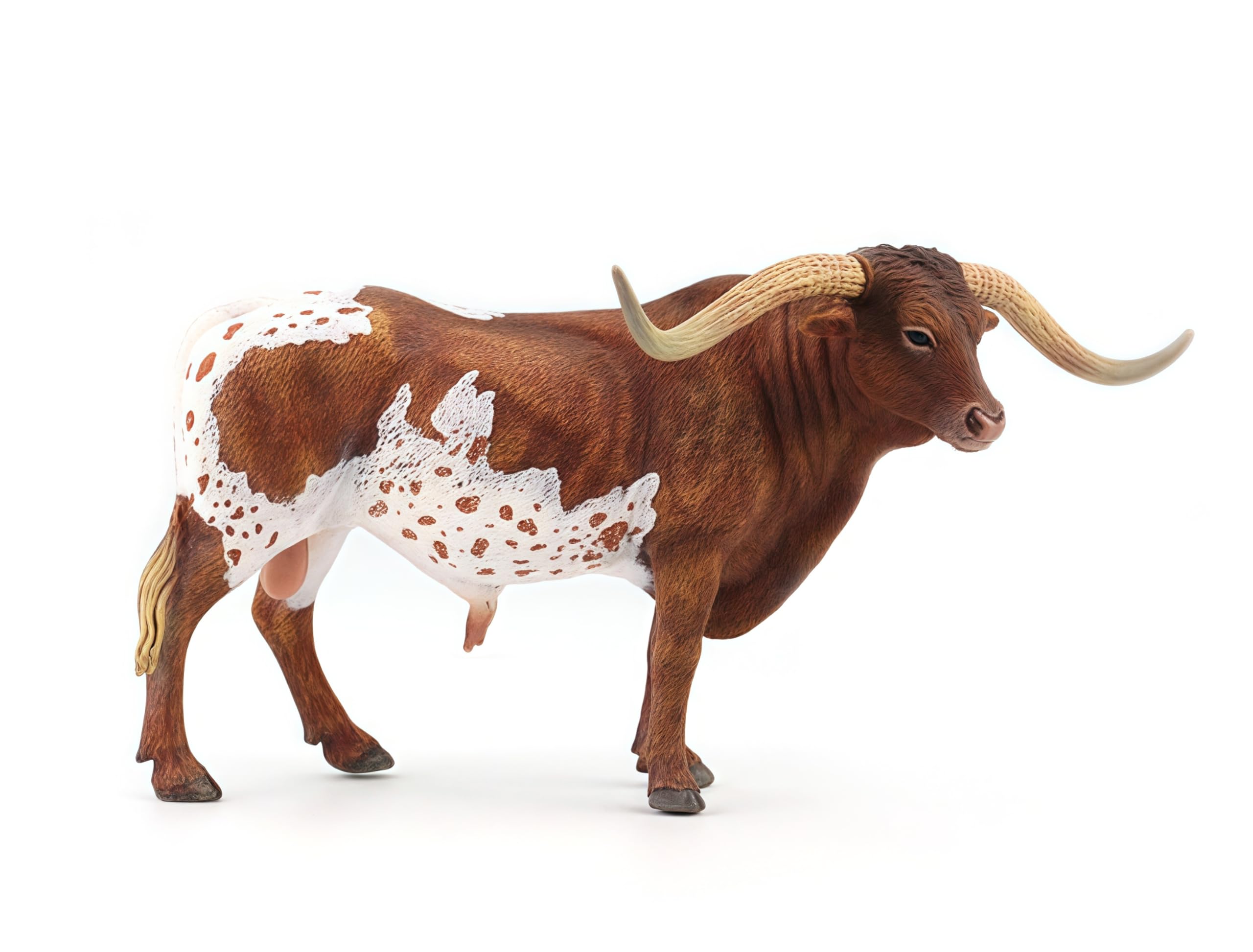 Gemini & Genius Longhorn Cow Toy Action Figure - 6