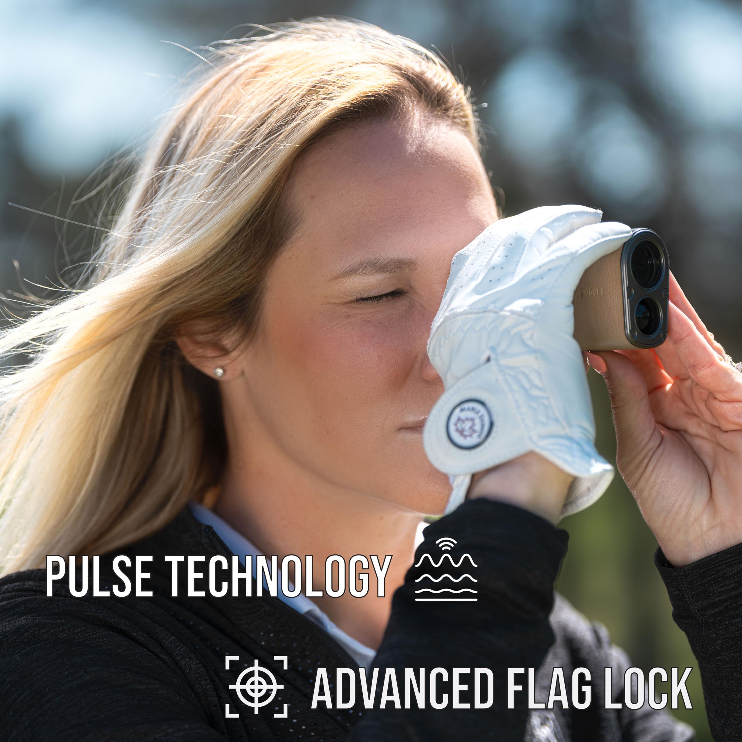 VOVEX Bloom Series 1 Golf Rangefinder with Slope - 1000 Yards Laser Distance Finder, 6X Magnification & Fast Flag Lock Vibration - Rechargeable with Magnetic Stripe - Perfect for Golf Tournaments, Practice & Hunting Accessories