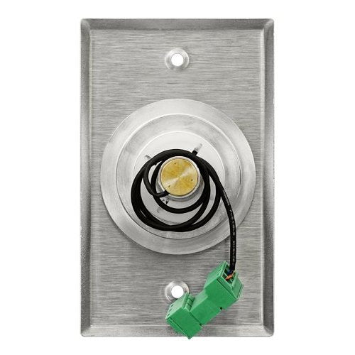 Audix GS1 Flush Mount Wall/Ceiling Microphone with Integrated Preamp - Satin Nickel Finish | Ideal for Conference Rooms, Home Theaters & Professional Studio Recording