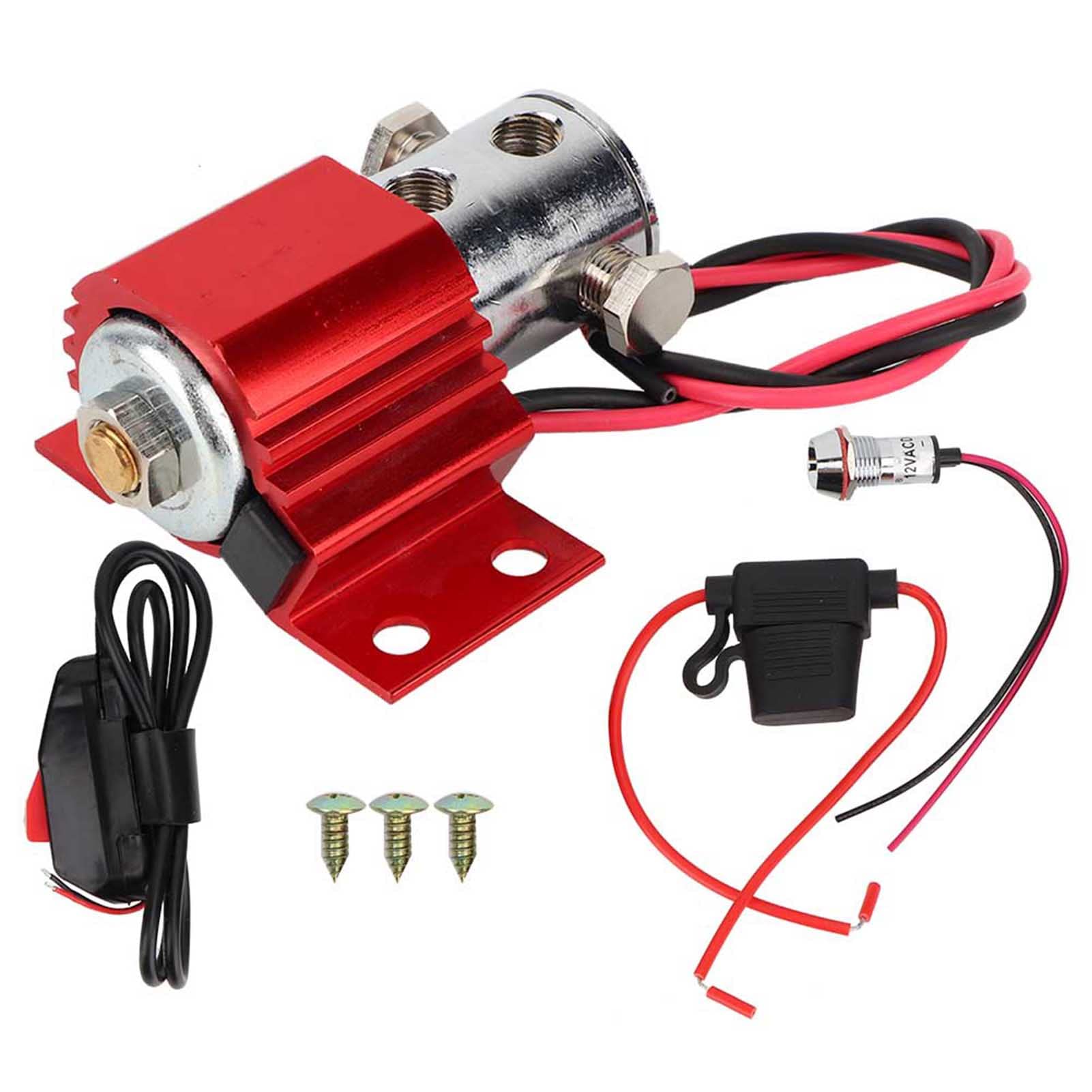 Akozon Electric Brake Line Lock Kit - Roll Control & Park Lock System for Hill Holder (Red) | Perfect for Off-Road, Racing & Steep Hill Parking