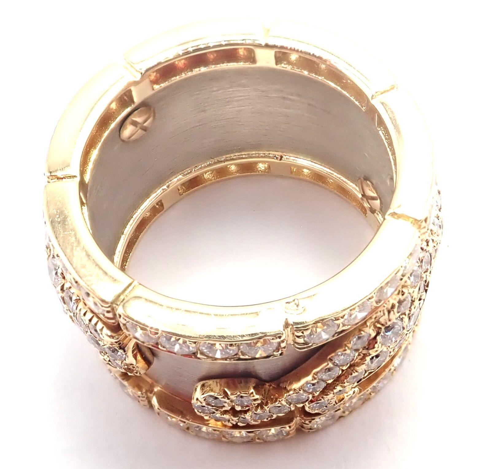 Cartier Panthère Mahango 18k Yellow & White Gold Diamond Ring for Women - Luxury Wedding, Engagement & Anniversary Jewelry Gift