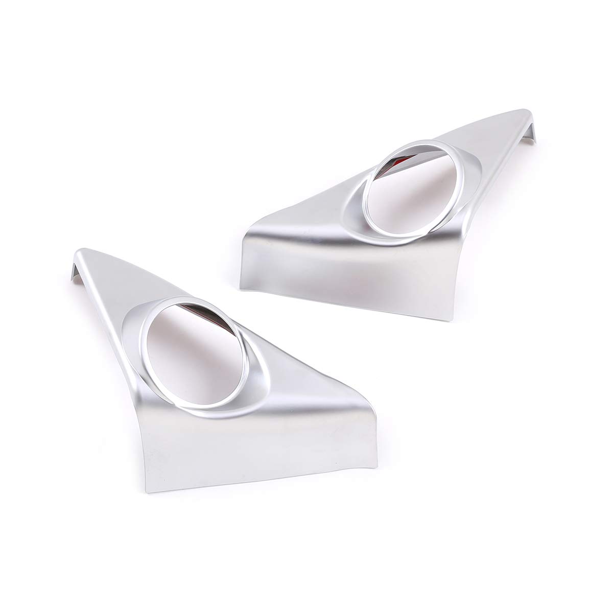 Land Rover Evoque L551 2019-2020 ABS Interior Door Speaker Tweeter Cover Trim - Silver | Premium Car Audio Accessories for Enhanced Sound Quality | Perfect for Upgrading Your Vehicle's Audio System