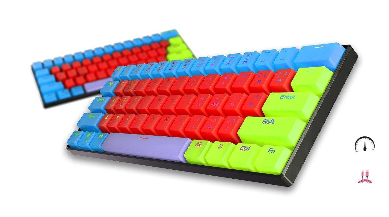 T1 Pro Mechanical Gaming Keyboard - RGB Backlit, Wired USB, Anti-Ghosting - Perfect for PC, PS5, Xbox Gaming & Esports Tournaments
