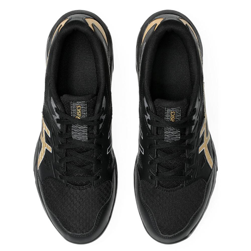 ASICS Gel Rocket 11 Men's Volleyball Shoes - Lightweight Indoor Court Sneakers for Badminton, Squash & Tennis (Black/Piedmont Grey) - Perfect for Gym Training & Competitive Sports