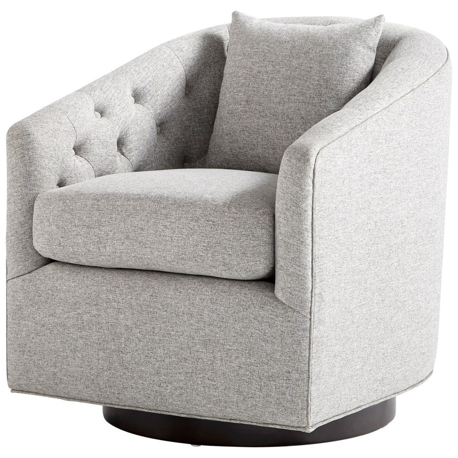 Cyan Design 10788 Occasionelle Chair - Grey Upholstered Accent Chair for Living Room, Bedroom, or Office - Elegant Home Decor & Comfortable Seating